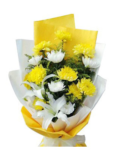 黄色菊花